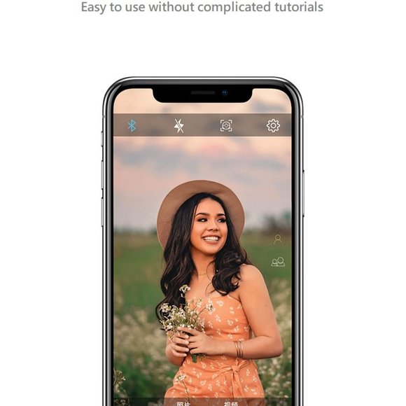 Portable All-in-one Smart Selfie Stick, 360° Rotates Auto Face & Object Tracking - Picture 3 of 12